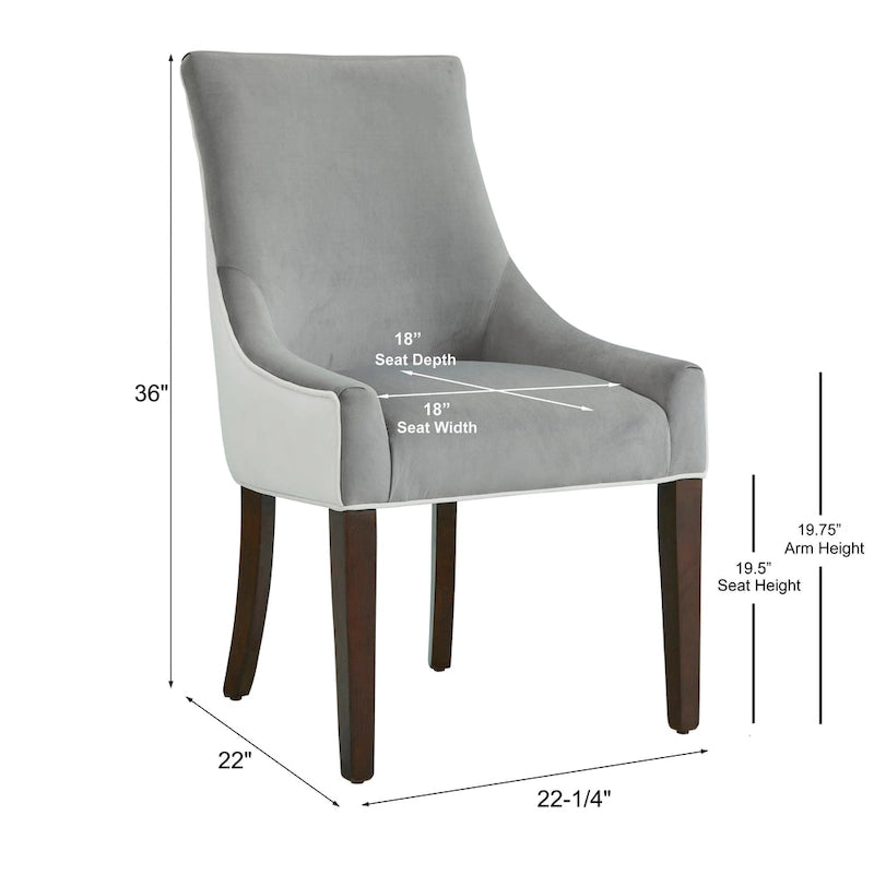 Chaise de salle à manger rembourrée Julianna par Greyson Living