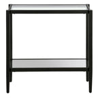 Table d'appoint rectangulaire Hera 24 avec étagère en verre