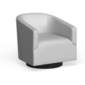 Fauteuil pivotant Gilbert Wood Base par Greyson Living