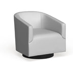 Fauteuil pivotant Gilbert Wood Base par Greyson Living