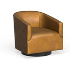 Fauteuil pivotant Gilbert Wood Base par Greyson Living