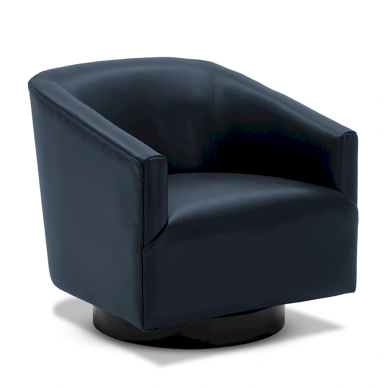 Fauteuil pivotant Gilbert Wood Base par Greyson Living