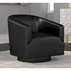 Fauteuil pivotant Gilbert Wood Base par Greyson Living