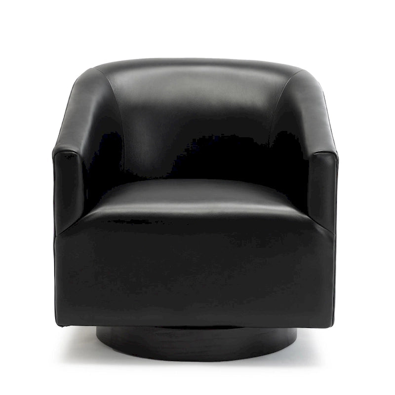 Fauteuil pivotant Gilbert Wood Base par Greyson Living