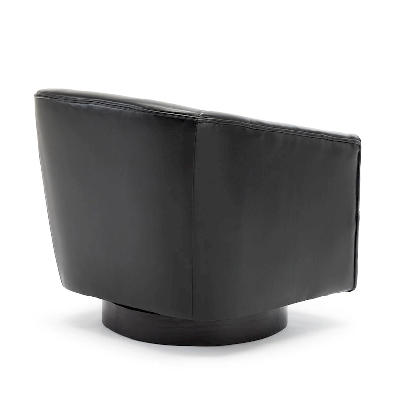 Fauteuil pivotant Gilbert Wood Base par Greyson Living