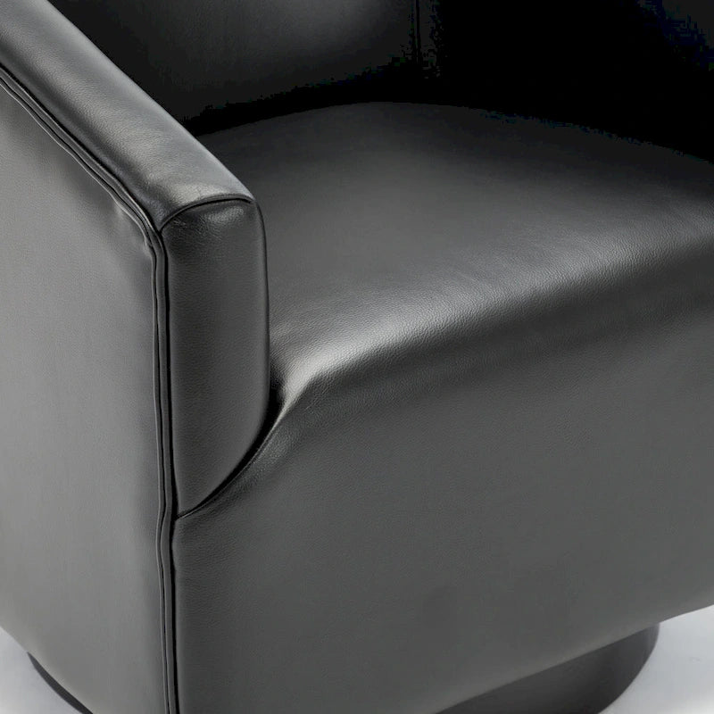 Fauteuil pivotant Gilbert Wood Base par Greyson Living