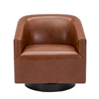 Fauteuil pivotant Gilbert Wood Base par Greyson Living