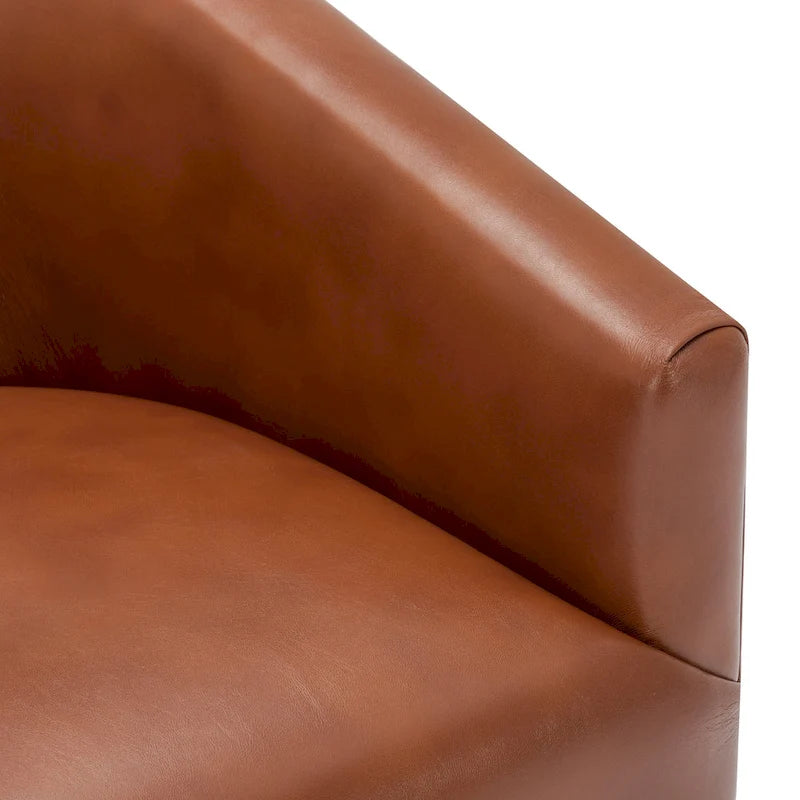 Fauteuil pivotant Gilbert Wood Base par Greyson Living