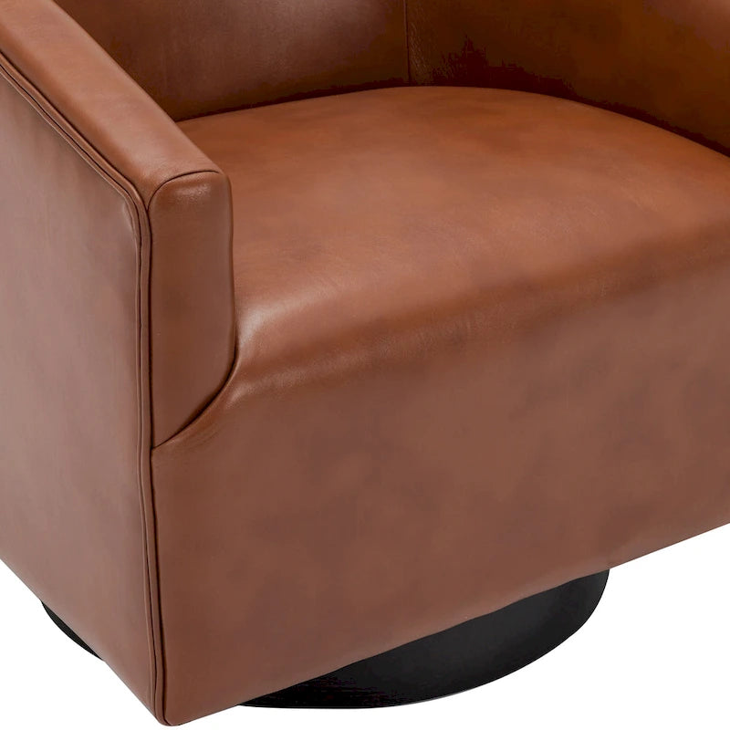 Fauteuil pivotant Gilbert Wood Base par Greyson Living