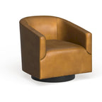 Fauteuil pivotant Gilbert Wood Base par Greyson Living