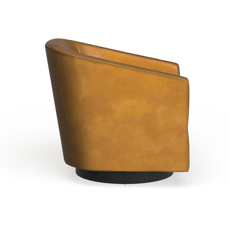Fauteuil pivotant Gilbert Wood Base par Greyson Living