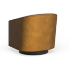 Fauteuil pivotant Gilbert Wood Base par Greyson Living