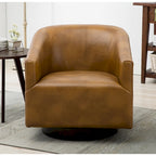 Fauteuil pivotant Gilbert Wood Base par Greyson Living