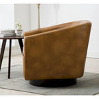 Fauteuil pivotant Gilbert Wood Base par Greyson Living