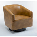 Fauteuil pivotant Gilbert Wood Base par Greyson Living