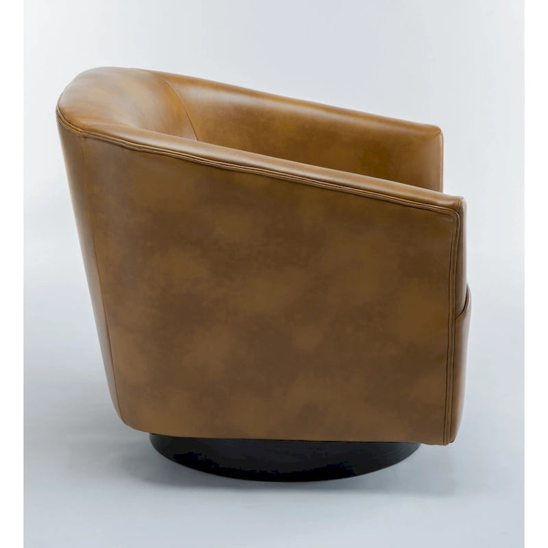 Fauteuil pivotant Gilbert Wood Base par Greyson Living