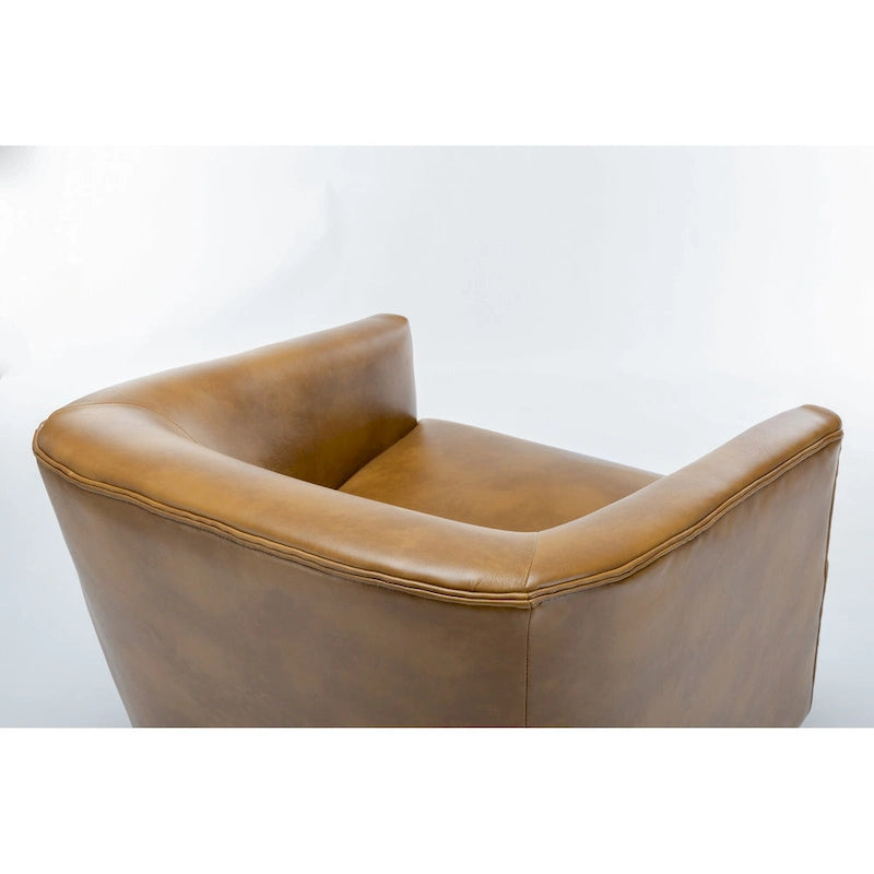 Fauteuil pivotant Gilbert Wood Base par Greyson Living
