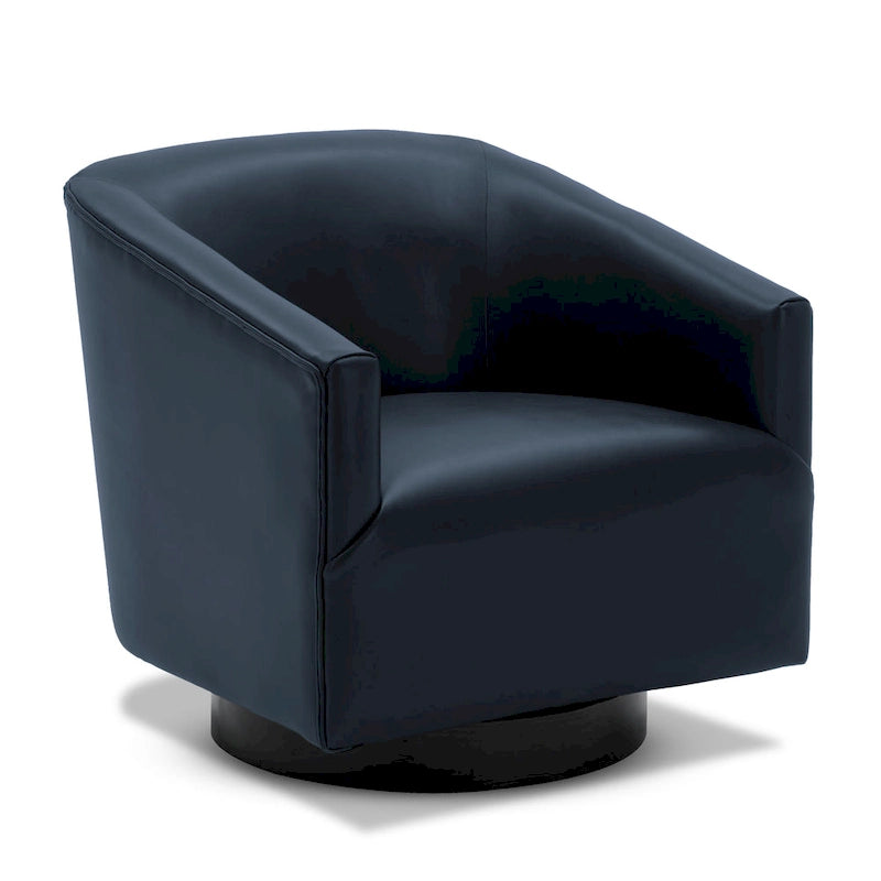 Fauteuil pivotant Gilbert Wood Base par Greyson Living