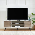 Meuble TV moderne du milieu du siècle pour téléviseurs jusqu'à 70 po Meuble TV console multimédia - 20,5 H X 59 L X 15,5 P