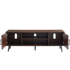 Meuble TV moderne du milieu du siècle pour téléviseurs jusqu'à 70 po Meuble TV console multimédia - 20,5 H X 59 L X 15,5 P