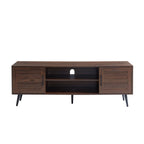 Meuble TV moderne du milieu du siècle pour téléviseurs jusqu'à 70 po Meuble TV console multimédia - 20,5 H X 59 L X 15,5 P