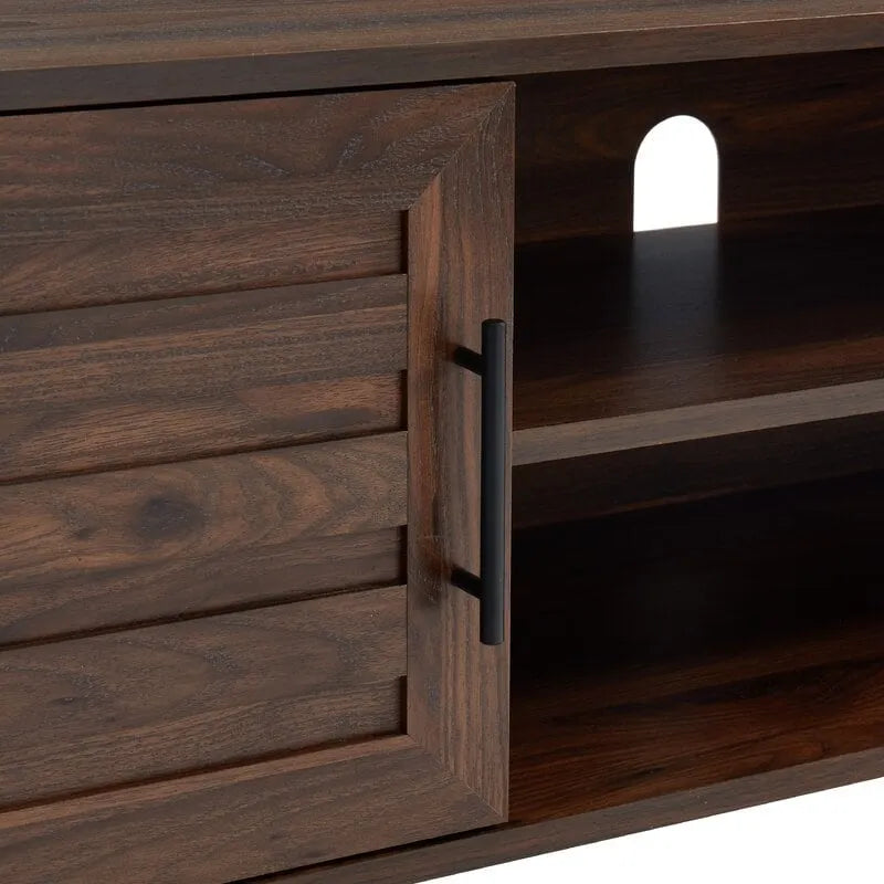 Meuble TV moderne du milieu du siècle pour téléviseurs jusqu'à 70 po Meuble TV console multimédia - 20,5 H X 59 L X 15,5 P