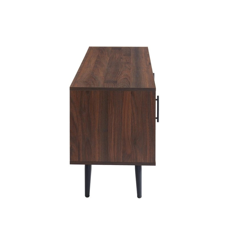 Meuble TV moderne du milieu du siècle pour téléviseurs jusqu'à 70 po Meuble TV console multimédia - 20,5 H X 59 L X 15,5 P