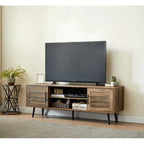 Meuble TV moderne du milieu du siècle pour téléviseurs jusqu'à 70 po Meuble TV console multimédia - 20,5 H X 59 L X 15,5 P
