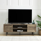 Meuble TV moderne du milieu du siècle pour téléviseurs jusqu'à 70 po Meuble TV console multimédia - 20,5 H X 59 L X 15,5 P
