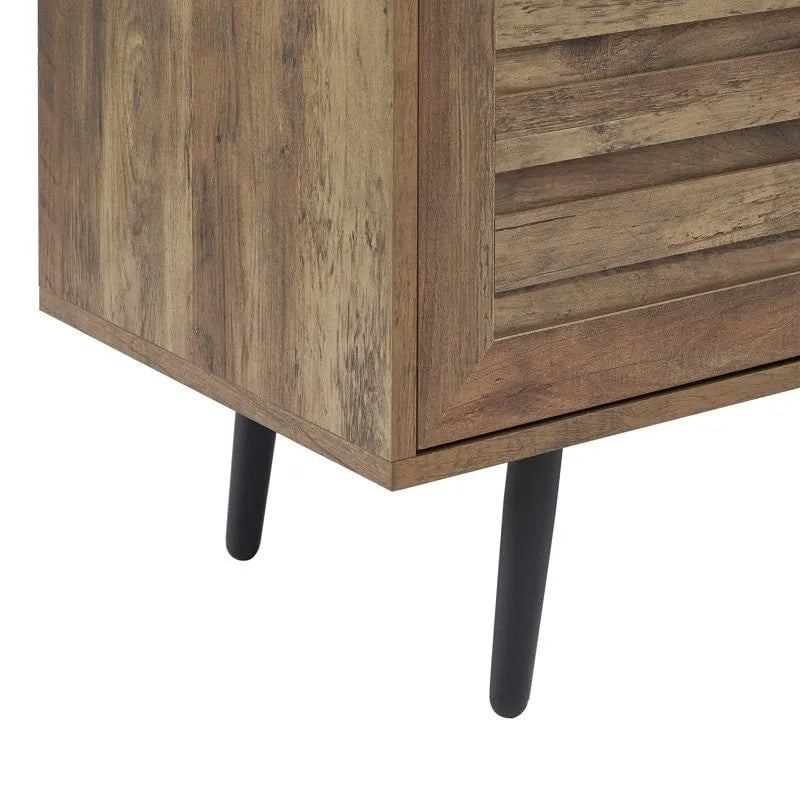 Meuble TV moderne du milieu du siècle pour téléviseurs jusqu'à 70 po Meuble TV console multimédia - 20,5 H X 59 L X 15,5 P