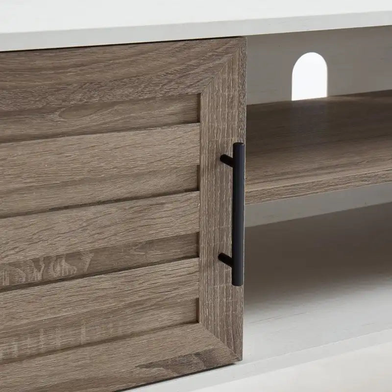 Meuble TV moderne du milieu du siècle pour téléviseurs jusqu'à 70 po Meuble TV console multimédia - 20,5 H X 59 L X 15,5 P