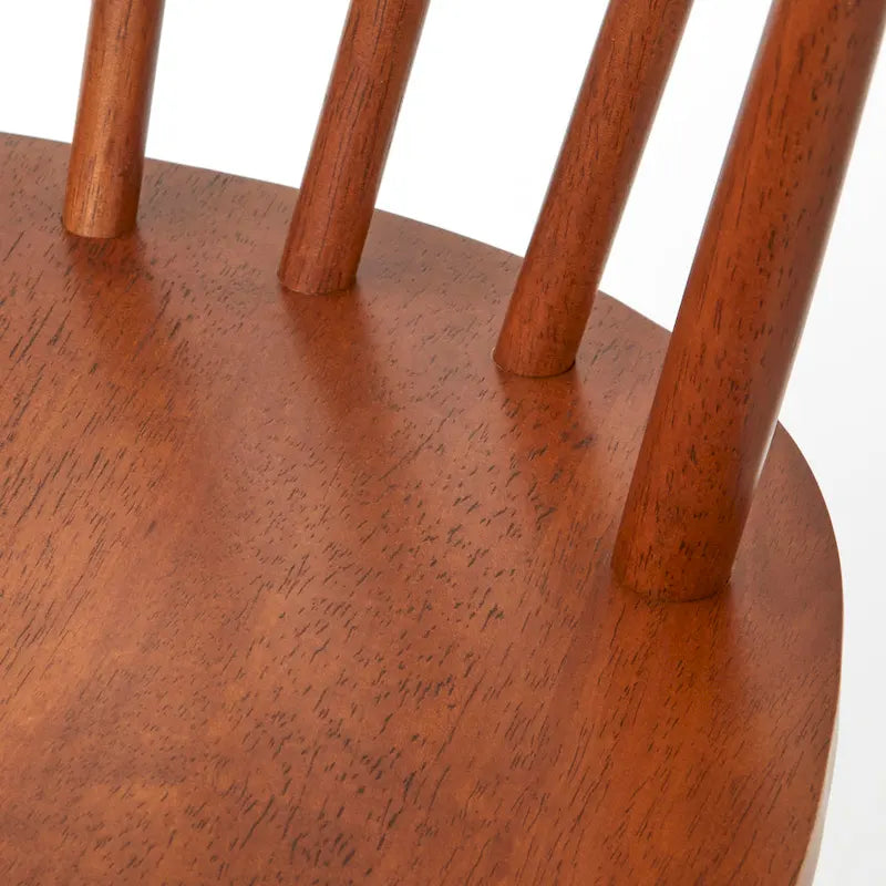 Chaises de salle à manger à barreaux en bois massif Florence Simple Living (lot de 2)