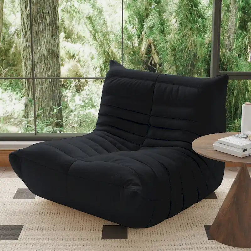 Fauteuil Crapaud Canapé Simple Tissu Teddy Fauteuil Poire