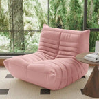 Fauteuil Crapaud Canapé Simple Tissu Teddy Fauteuil Poire