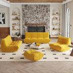 Fauteuil Crapaud Canapé Simple Tissu Teddy Fauteuil Poire