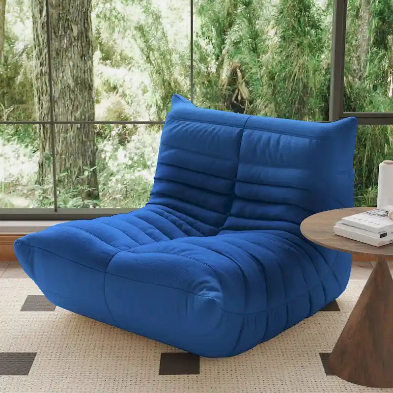 Fauteuil Crapaud Canapé Simple Tissu Teddy Fauteuil Poire