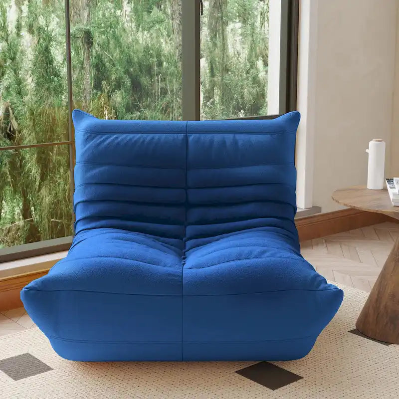 Fauteuil Crapaud Canapé Simple Tissu Teddy Fauteuil Poire