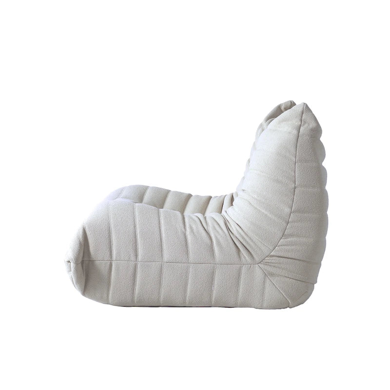 Fauteuil Crapaud Canapé Simple Tissu Teddy Fauteuil Poire