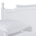 Lit de repos double Mara Cottage Farmhouse avec lit gigogne escamotable