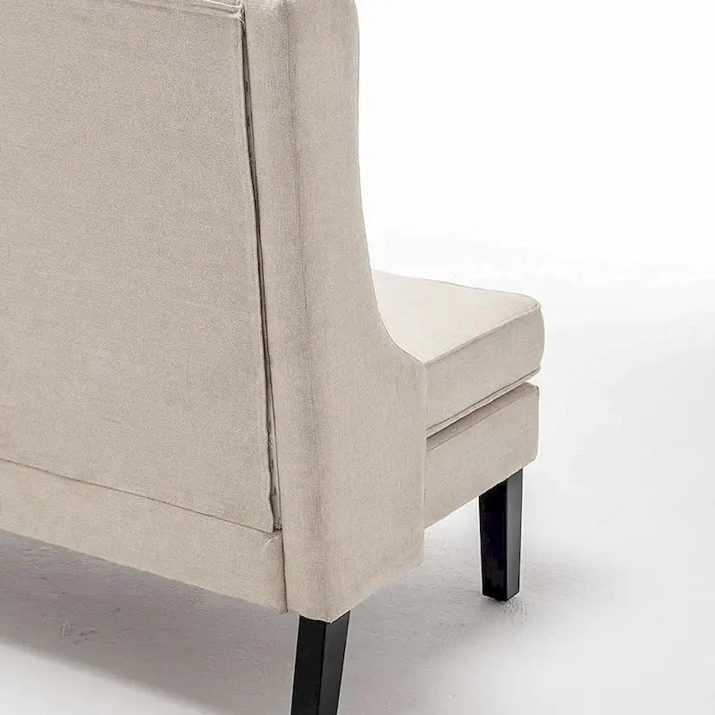 Banquette-méridienne moderne, causeuse, banquette-méridienne avec dossier haut pour salle à manger, salon, couloir ou entrée