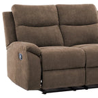 Causeuse inclinable de salon en tissu de transition