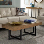 Table basse Eldersley Wood Finish avec deux tiroirs par iNSPIRE Q Modern
