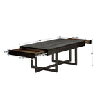 Table basse Eldersley Wood Finish avec deux tiroirs par iNSPIRE Q Modern