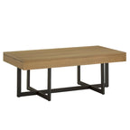 Table basse Eldersley Wood Finish avec deux tiroirs par iNSPIRE Q Modern