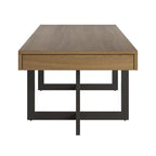 Table basse Eldersley Wood Finish avec deux tiroirs par iNSPIRE Q Modern