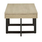Table basse Eldersley Wood Finish avec deux tiroirs par iNSPIRE Q Modern