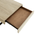Table basse Eldersley Wood Finish avec deux tiroirs par iNSPIRE Q Modern