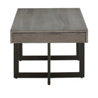 Table basse Eldersley Wood Finish avec deux tiroirs par iNSPIRE Q Modern