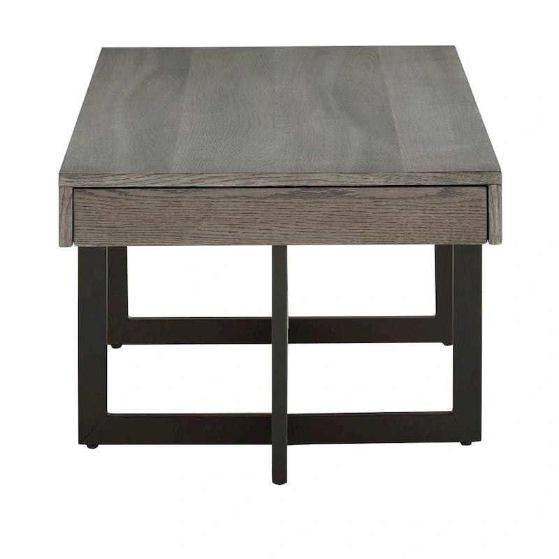 Table basse Eldersley Wood Finish avec deux tiroirs par iNSPIRE Q Modern