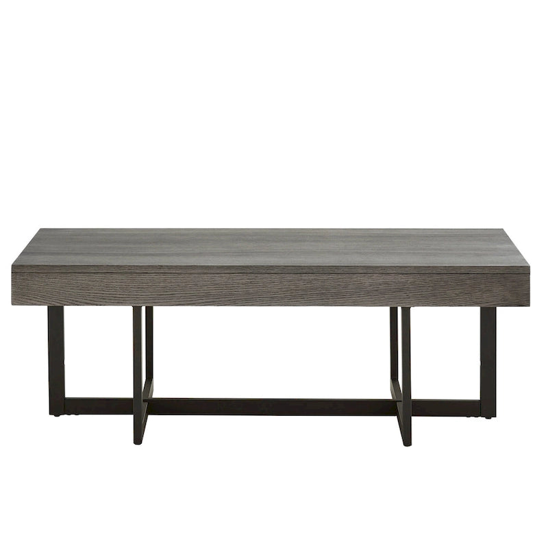 Table basse Eldersley Wood Finish avec deux tiroirs par iNSPIRE Q Modern